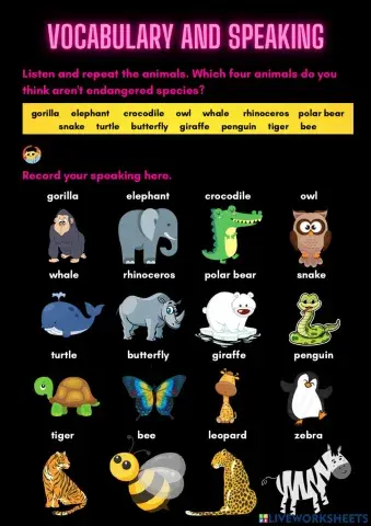 Top ten endangered species