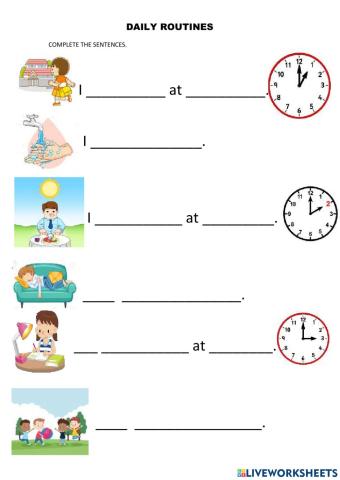Daily routines