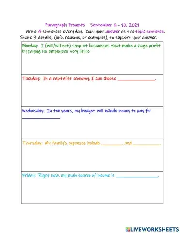 Job Preparation Paragraphs 3