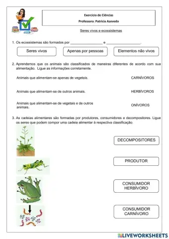 Seres vivos e ecossistemas