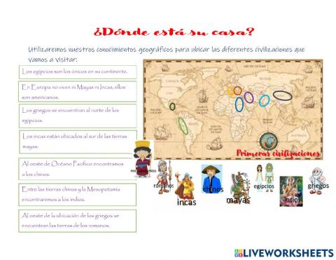 ¿Dónde está su casa?
