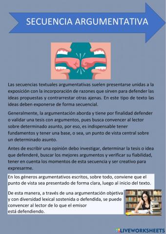 La secuencia argumentativa