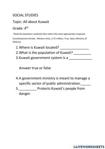 All about Kuwait