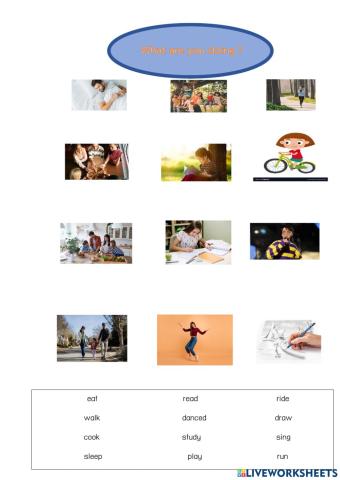 vocab :what are you doing?