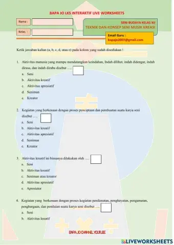 Teknik dan Konsep Seni Musik Kreasi
