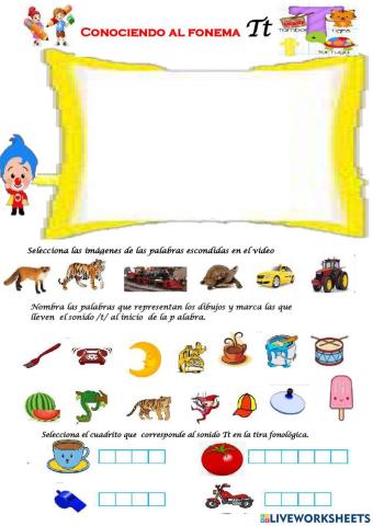Conociendo el fonema T