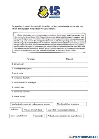 Kemahiran mendengar dan bertutur 1.2.1