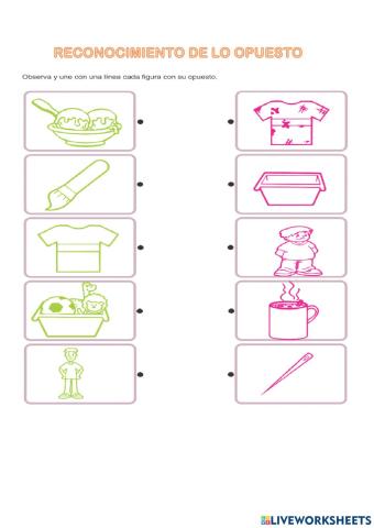 Reconocimiento de lo Opuesto