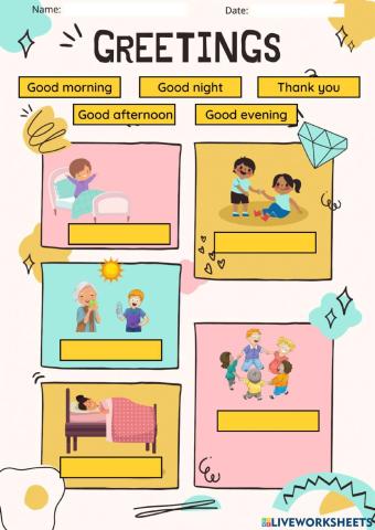 Basic greetings for preschool