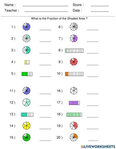 Labeling Fractions