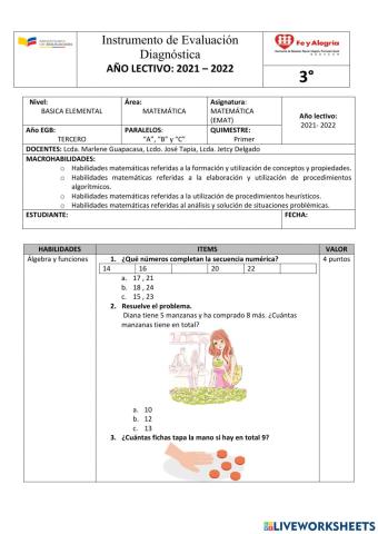 Diagnóstico de Emat