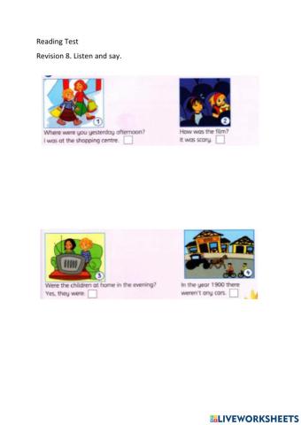 Year 3 Module 8 Revision