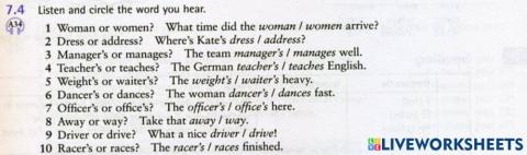 Pronunciation in Use Inter - 7.4 task