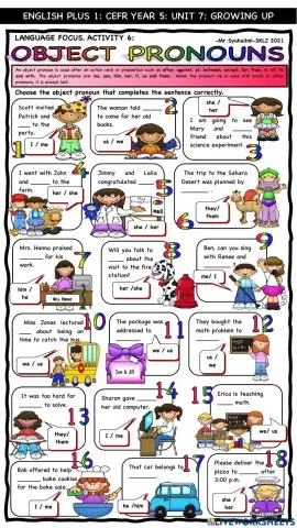 Object pronouns