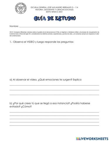 Quiebre de la Democracia en Chile