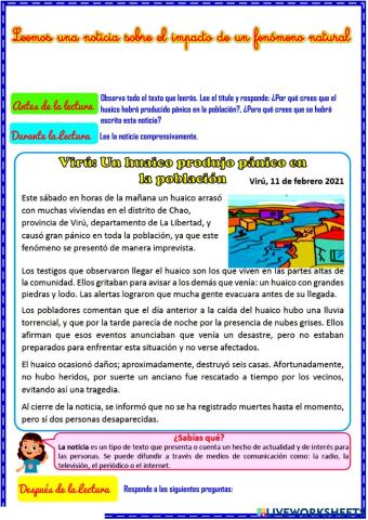 Comprensión lectora