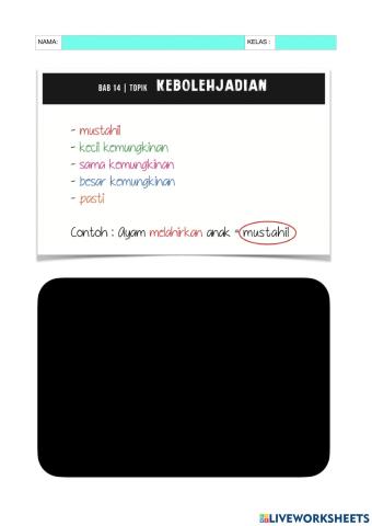 Kebolehjadian Tahun 6