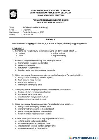 PTS Gasal 2020-2021 Tema 1 Bagian 2