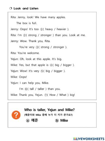 G6L9-P2 Look and Listen