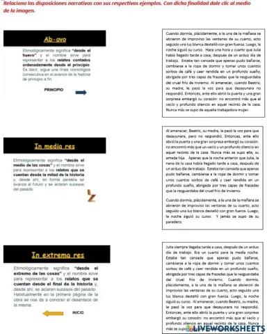 Estructuras narrativas de acuerdo al tiempo