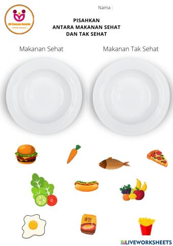 Makanan & Minuman (Sehat & Tak Sehat)