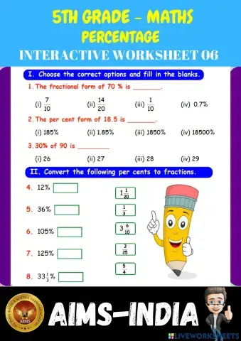 5th-maths-ps06- percentage - ch 08