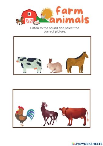 Farm Animals: Cow & Horse WX