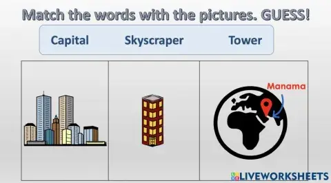 Life in the city vocab