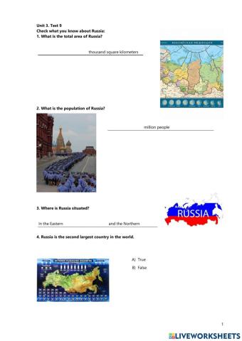 Interesting facts about Russia