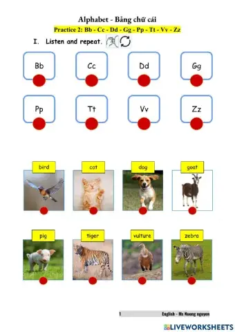 Alphabet No2 - Ms Nuong Nguyen