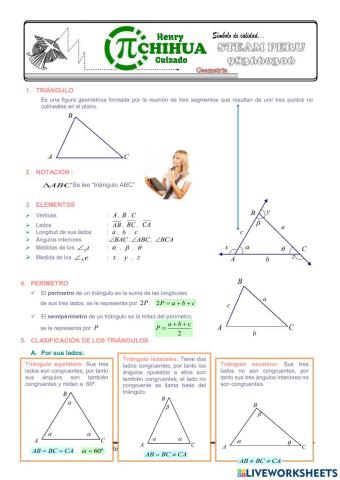 Triángulos teoría y practica