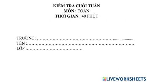 Toan kiem tra thu 6