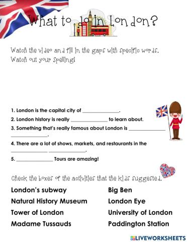 What to do in London