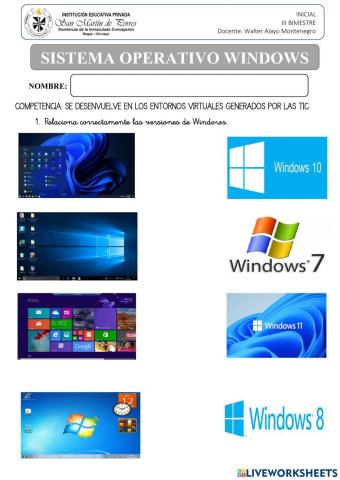El Sistema Operativo Windows