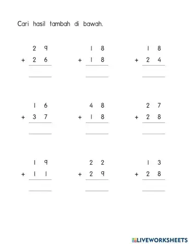 Operasi Tambah Mengumpul Semula