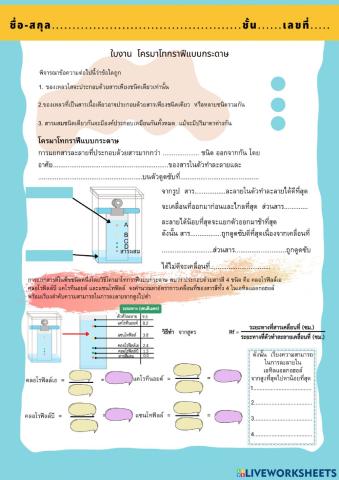Paper chromatography