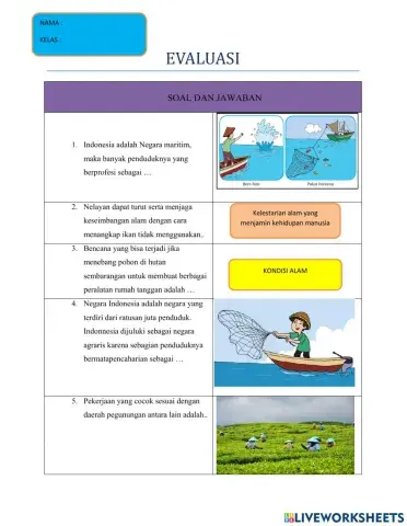 Tema 4 : Berbgai Pekerjaan Subtema : 1. Jenis-Jenis Pekerjaan