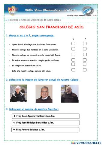 Colegio san francisco de asís