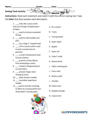 Sewing Tools