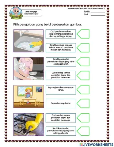 Cara menjaga kebersihan dapur