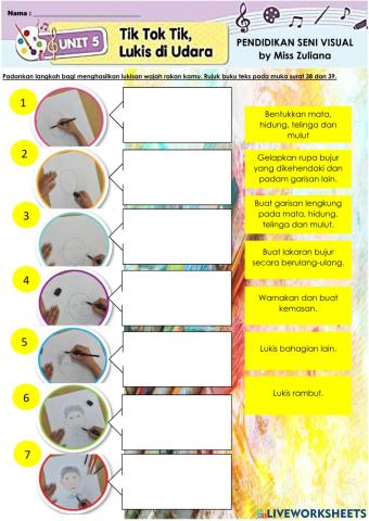 Unit 5 :Tik Tok Tik, Lukis Di Udara