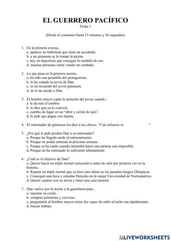 El guerrero pacífico 1