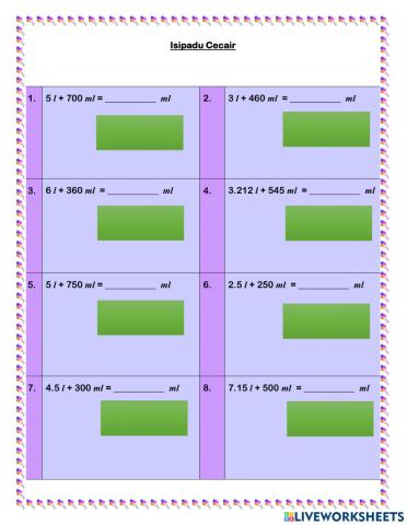 Tambah Isipadu Cecair