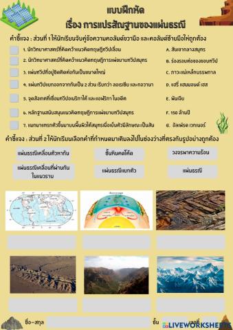 การแปรสัณฐานของแผ่นธรณี