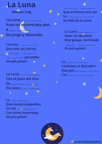 canción la luna