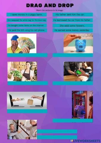 Verbs related to money