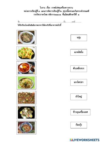 สรุปเนื้อหากาพย์เห่ชมเครื่องคาวหวาน