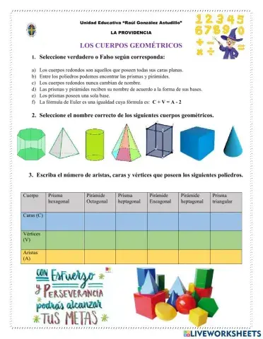 Cuerpos geométricos