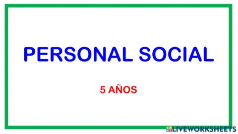 Personal social