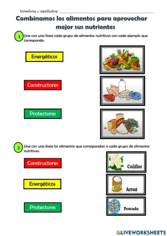 Combinamos los alimentos para aprovechar mejor sus nutrientes